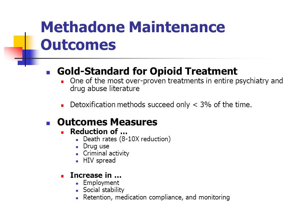 what to take for methadone withdrawal Clover SC