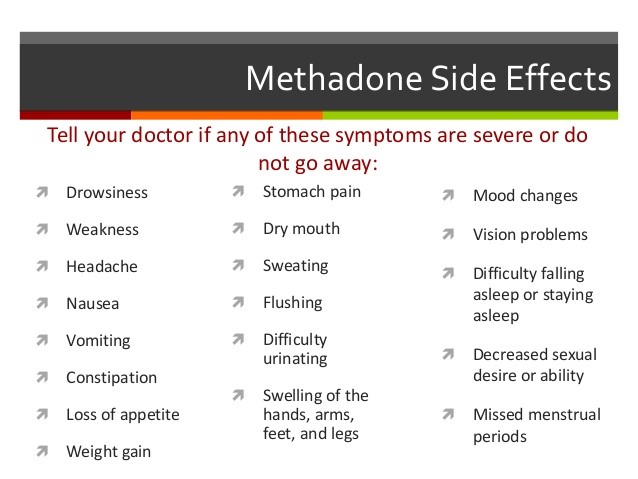 methadone schedule St Johnsbury VT